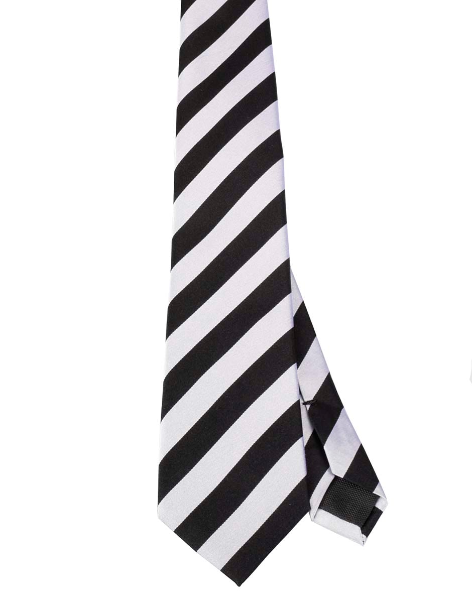 Corbata regular de seda estampado a rayas para hombre Corbata regular de seda estampado a rayas para hombre