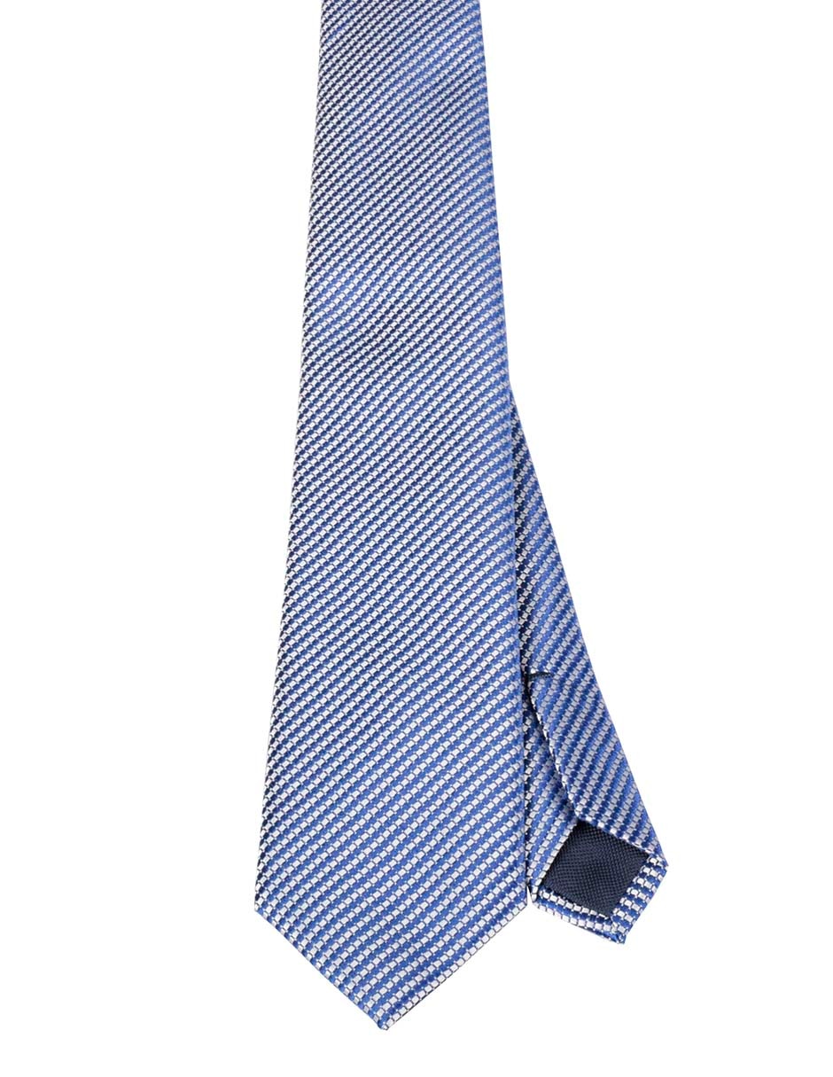 Corbata regular de seda estampado a cuadros para hombre