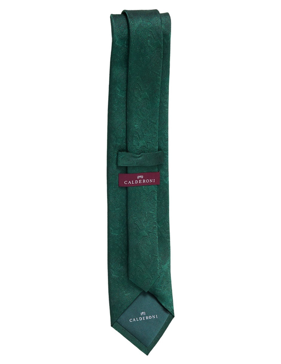 Corbata Calderoni Edición Mundial Selección Mexicana regular de seda para hombre