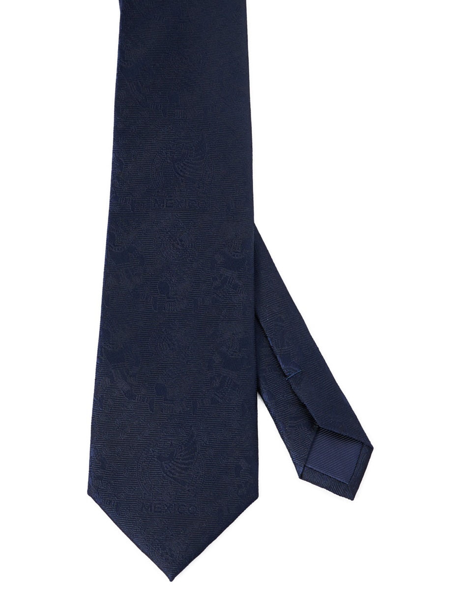 Corbata Calderoni Edición Mundial Selección Mexicana regular de seda para hombre
