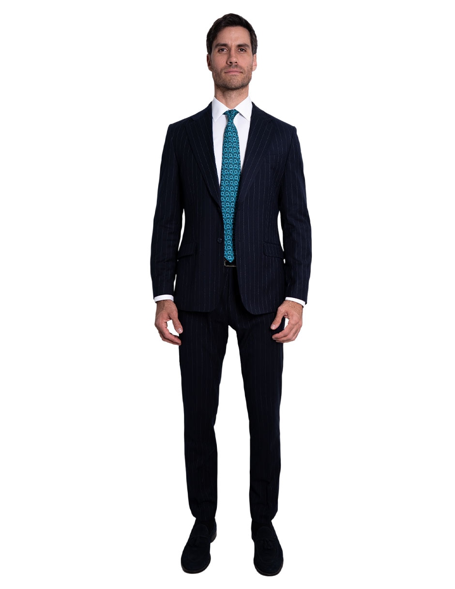Corbata regular de seda estampado para hombre 2