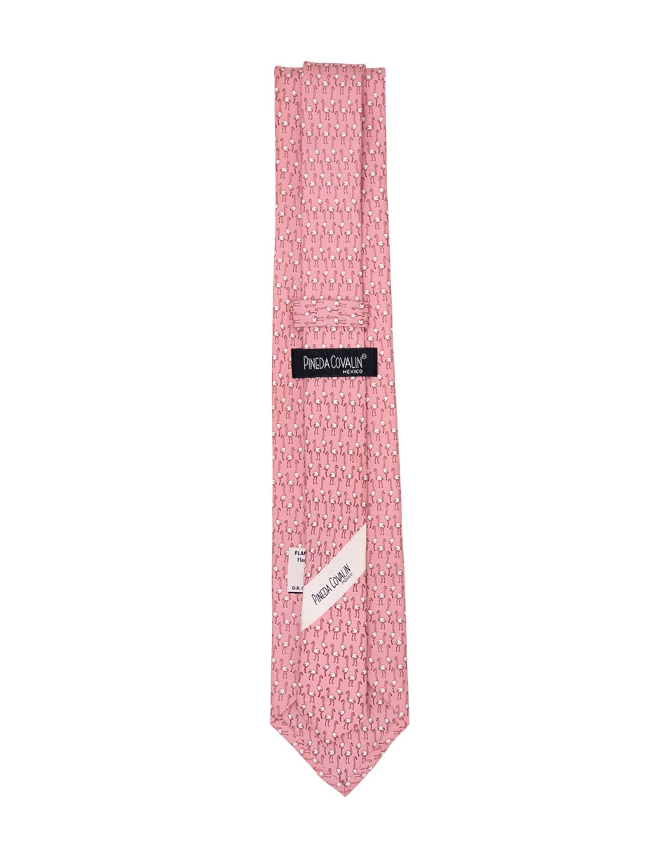 Corbata regular de seda estampado para hombre 4