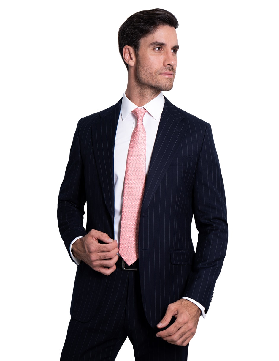 Corbata regular de seda estampado para hombre 3
