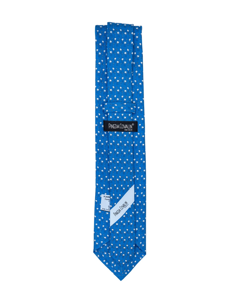 Corbata regular de seda estampado para hombre 4