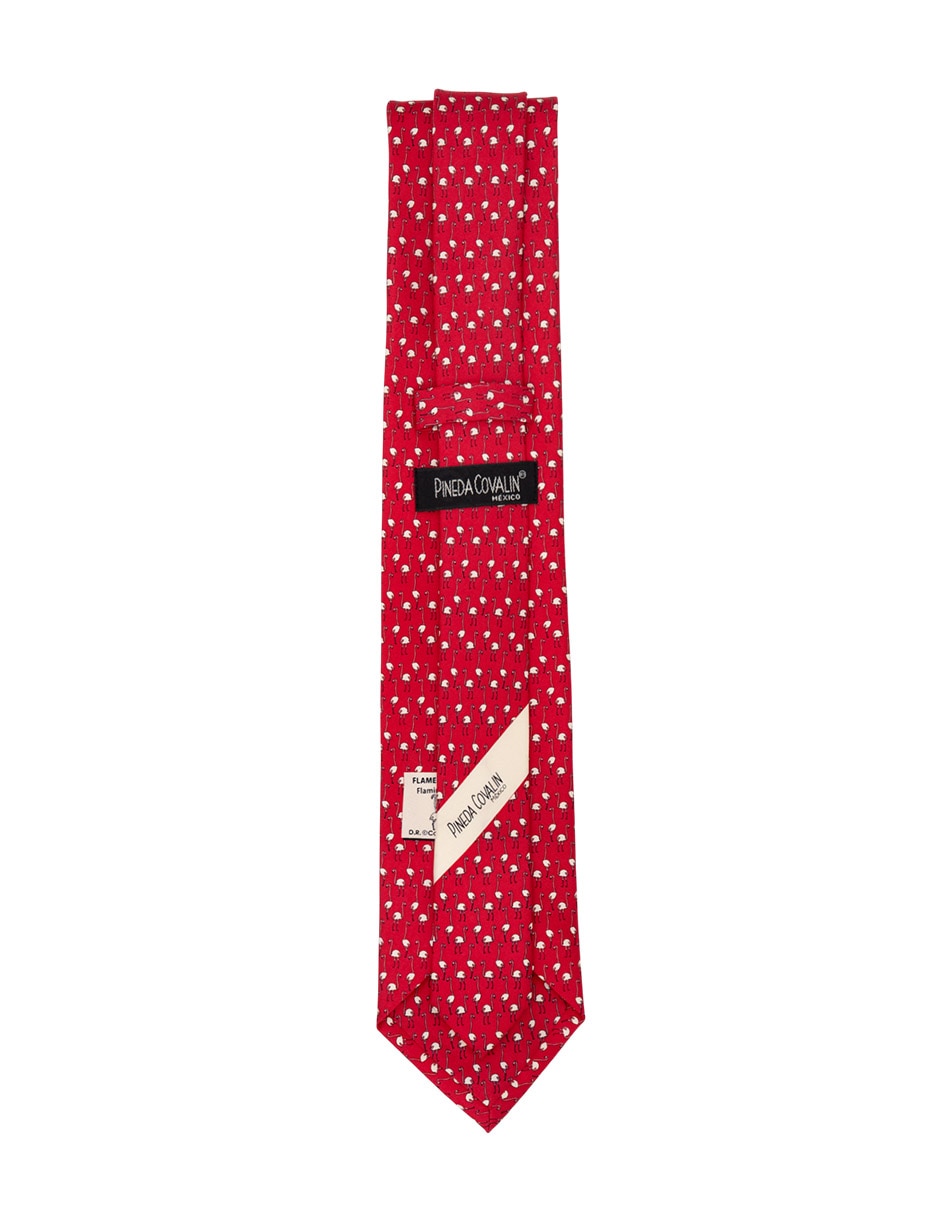 Corbata regular de seda estampado para hombre 3