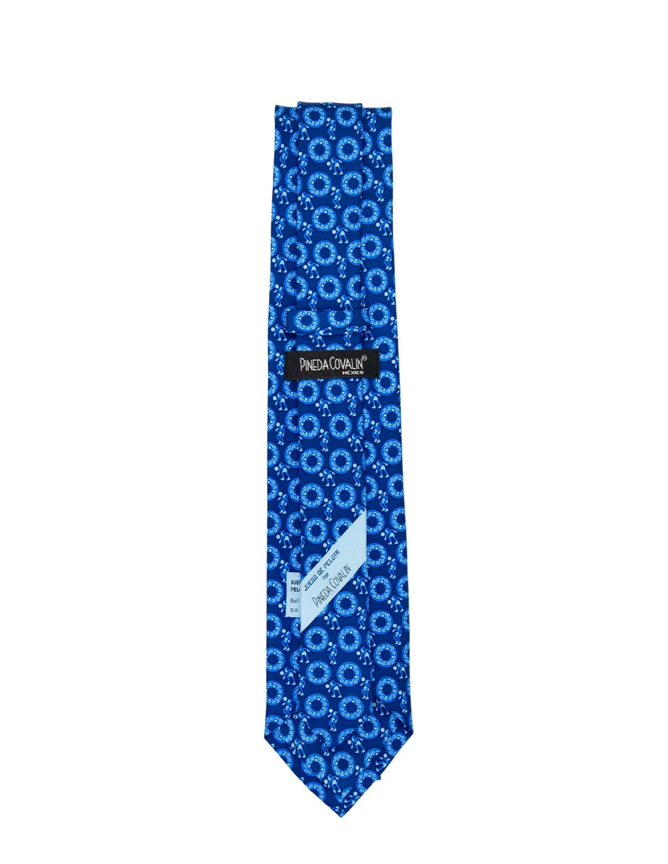 Corbata regular de seda estampado para hombre 3