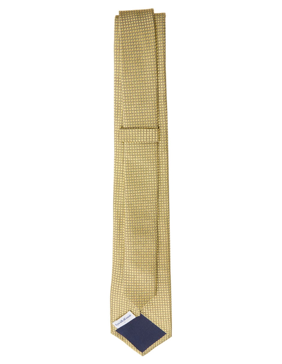 Corbata scappino estampado a cuadros para hombre