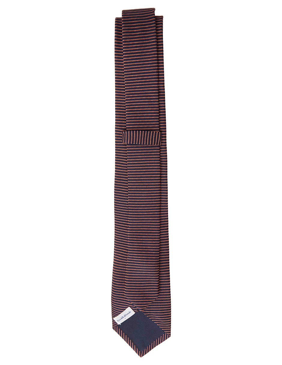 Corbata scappino regular estampado a rayas para hombre