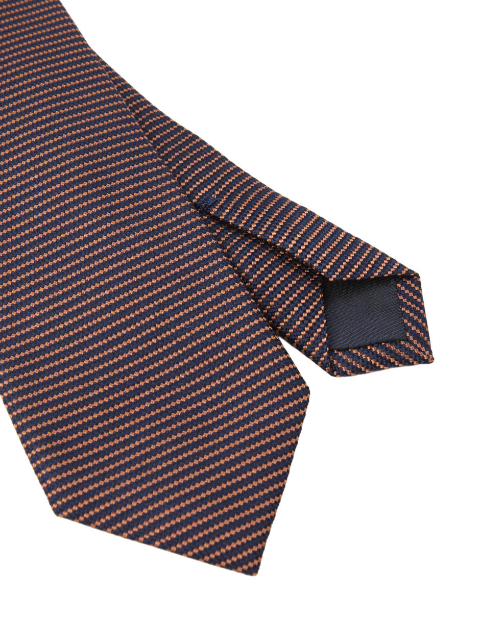 Corbata scappino regular estampado a rayas para hombre