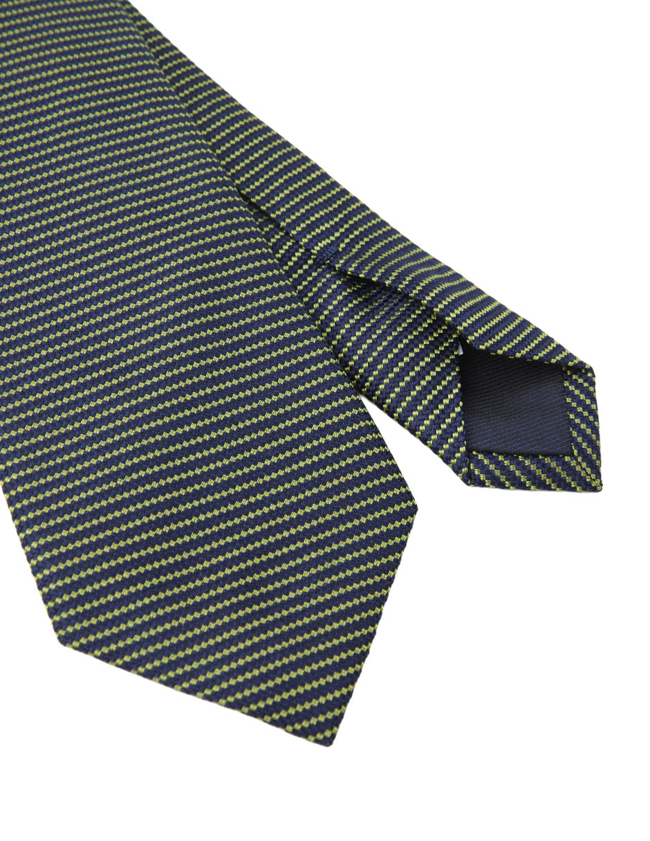 Corbata regular estampado a rayas para hombre 3