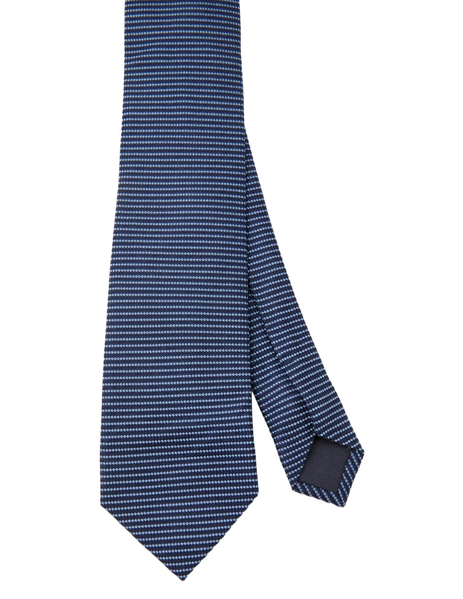 Corbata regular estampado a rayas para hombre