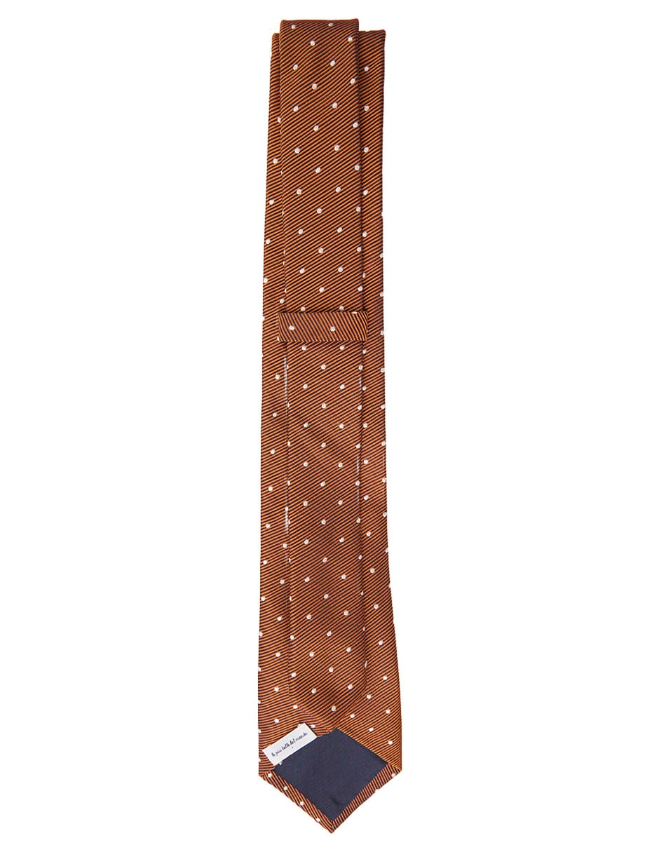 Corbata regular estampado lunares para homnre 2