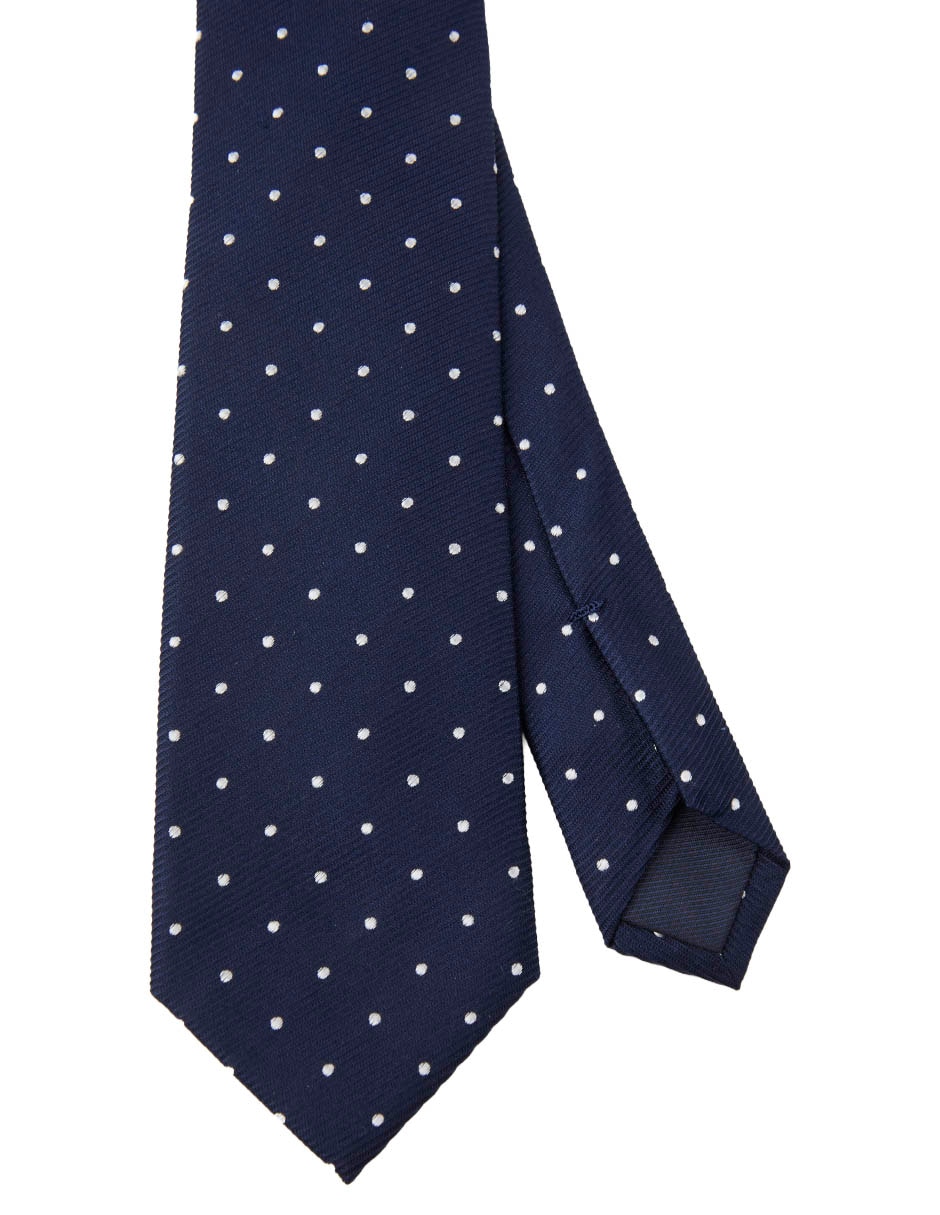 Corbata regular estampado lunares para homnre