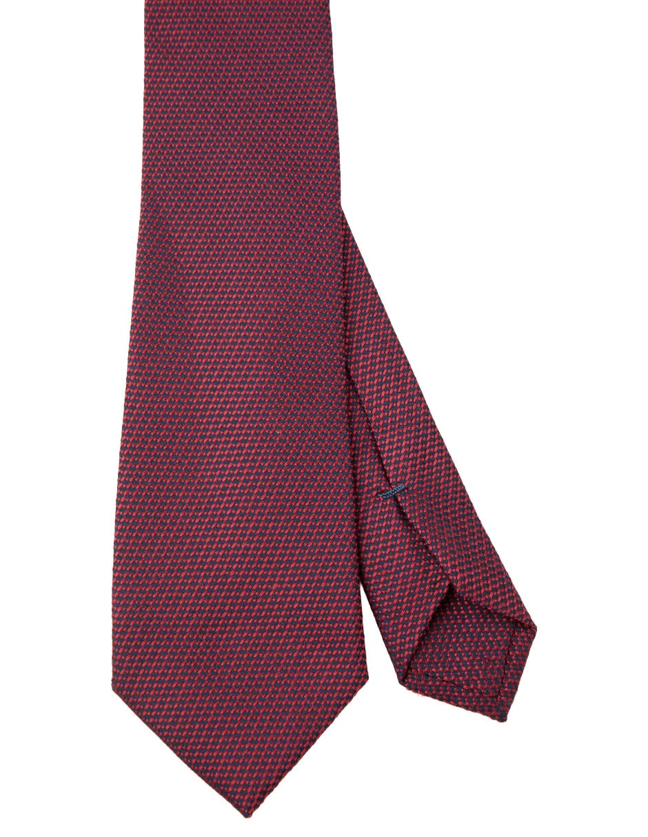 Corbata de seda estampado a rayas para hombre 1