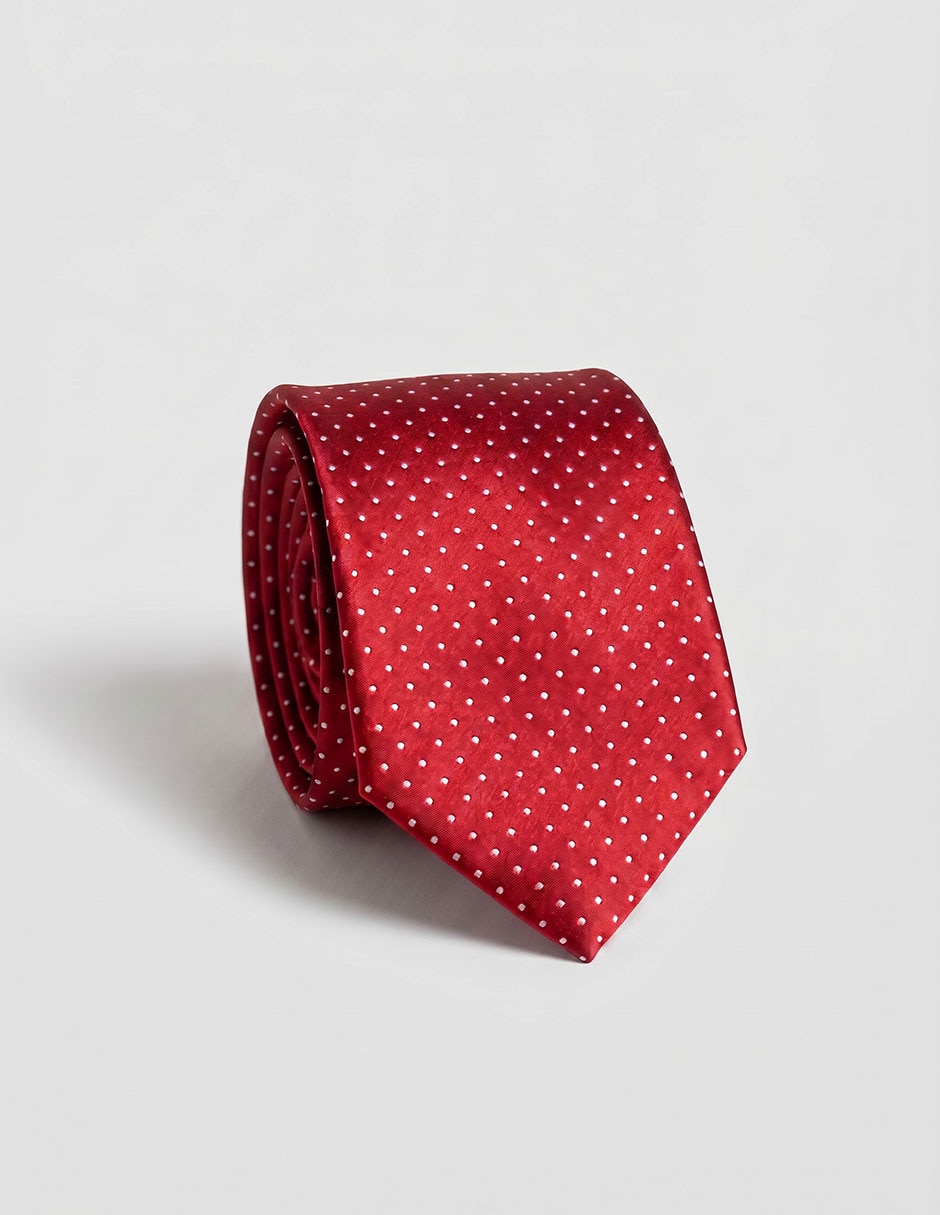 Imagen de producto CORBATA SCAPPINO LUNARES ALGODÓN-SEDA