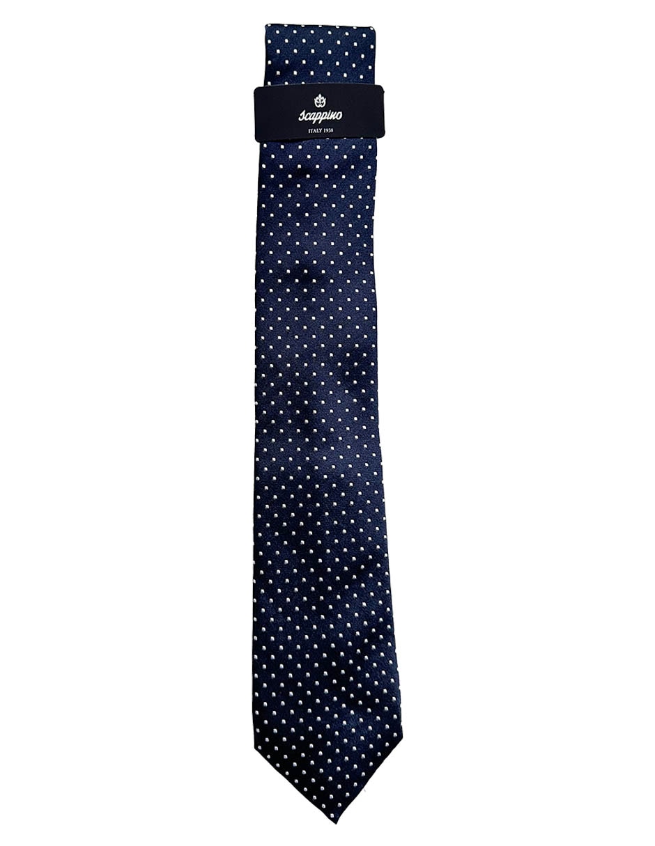CORBATA LUNARES ALGODÓN-SEDA CORBATA LUNARES ALGODÓN-SEDA