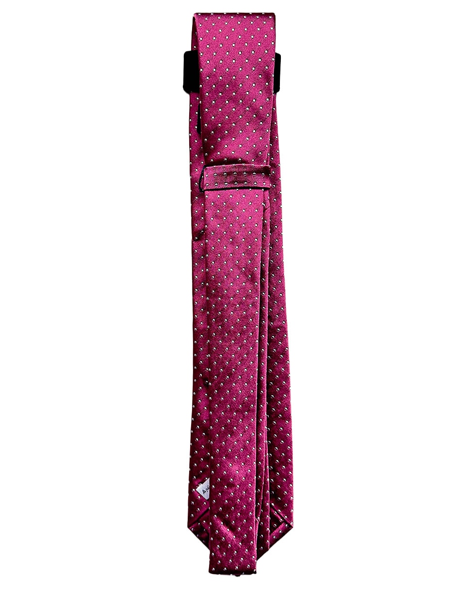 CORBATA LUNARES ALGODÓN-SEDA 2
