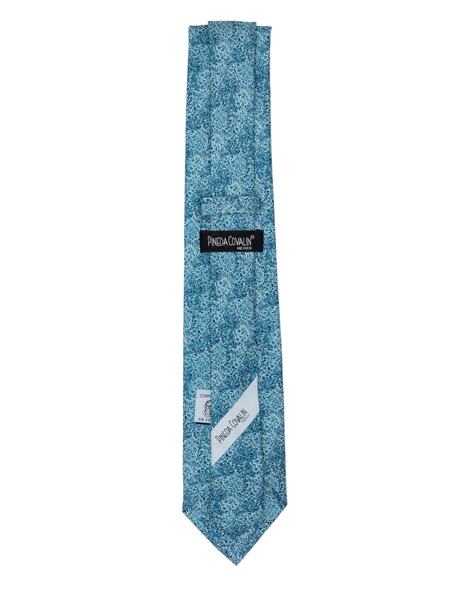 Corbata regular de seda estampado para hombre 3
