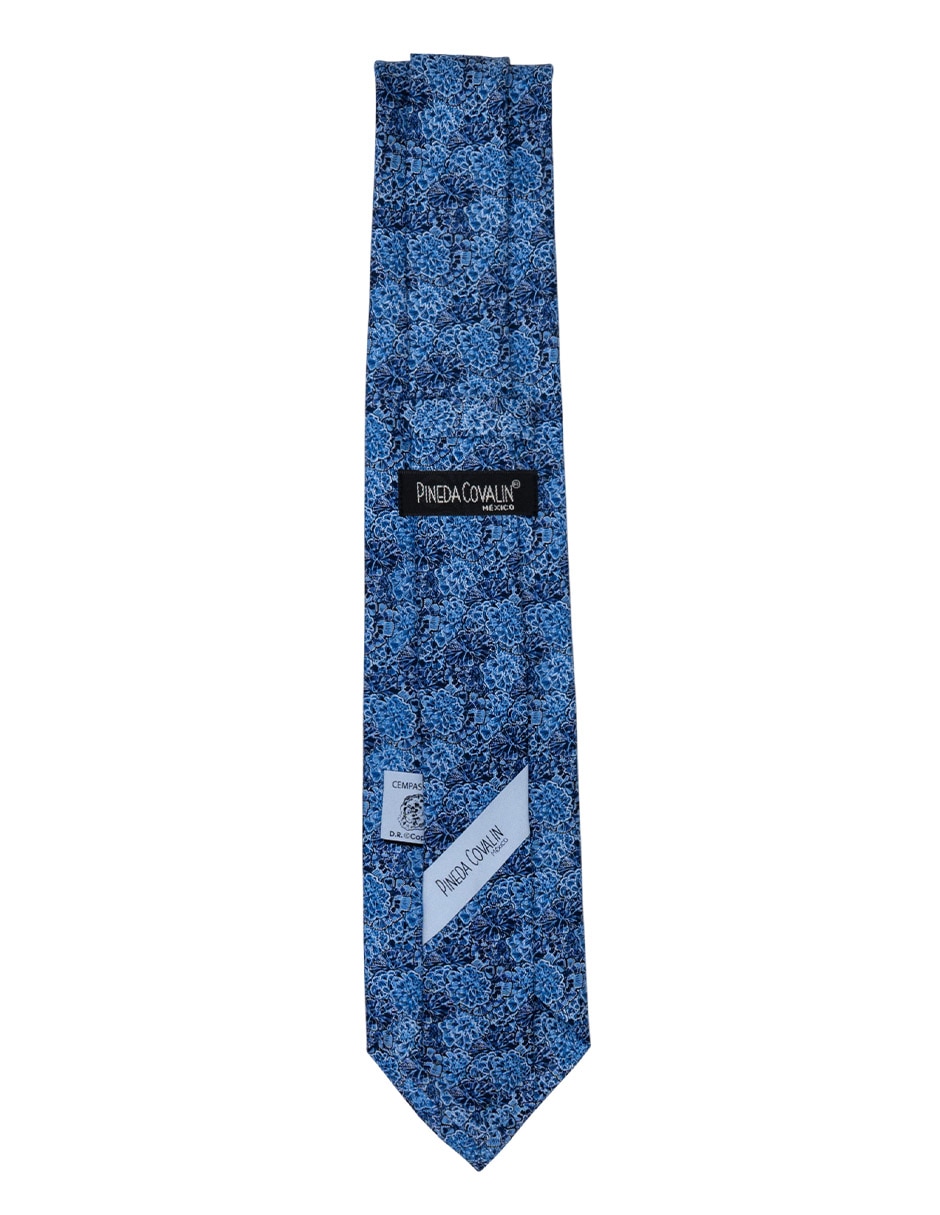 Corbata regular de seda estampado para hombre 3