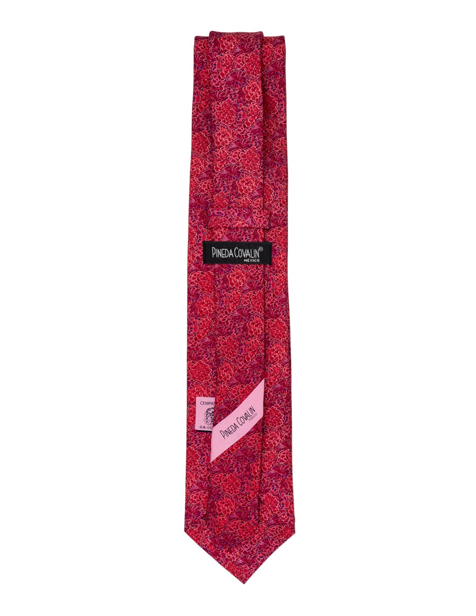 Corbata regular de seda estampado para hombre 3