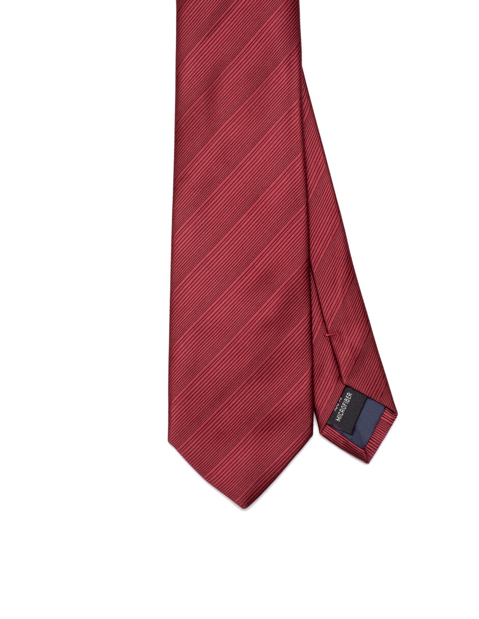 Corbata regular estampado a rayas para hombre