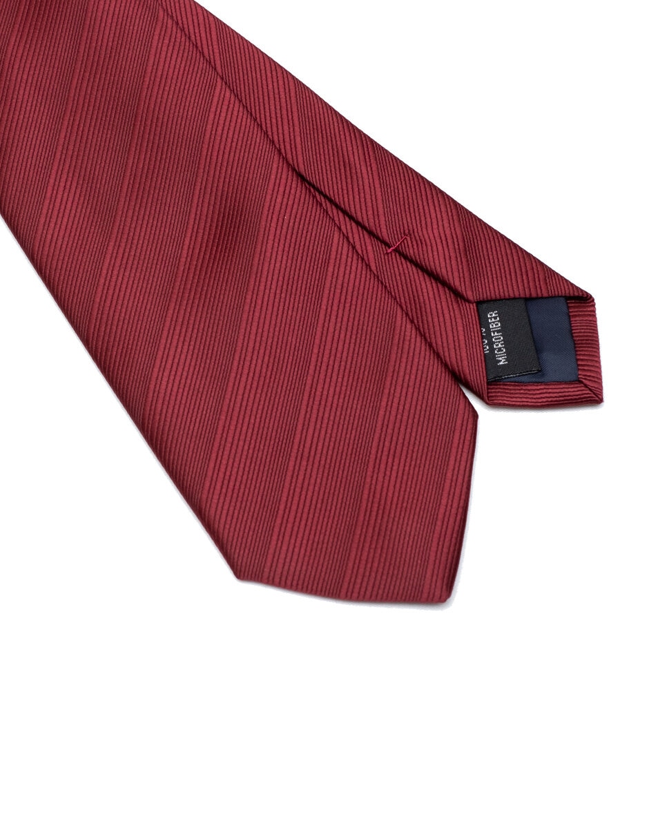 Corbata regular estampado a rayas para hombre