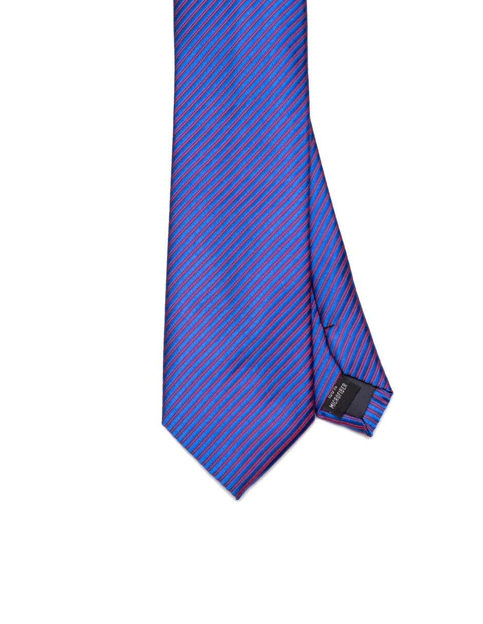 Corbata regular estampado a rayas para hombre