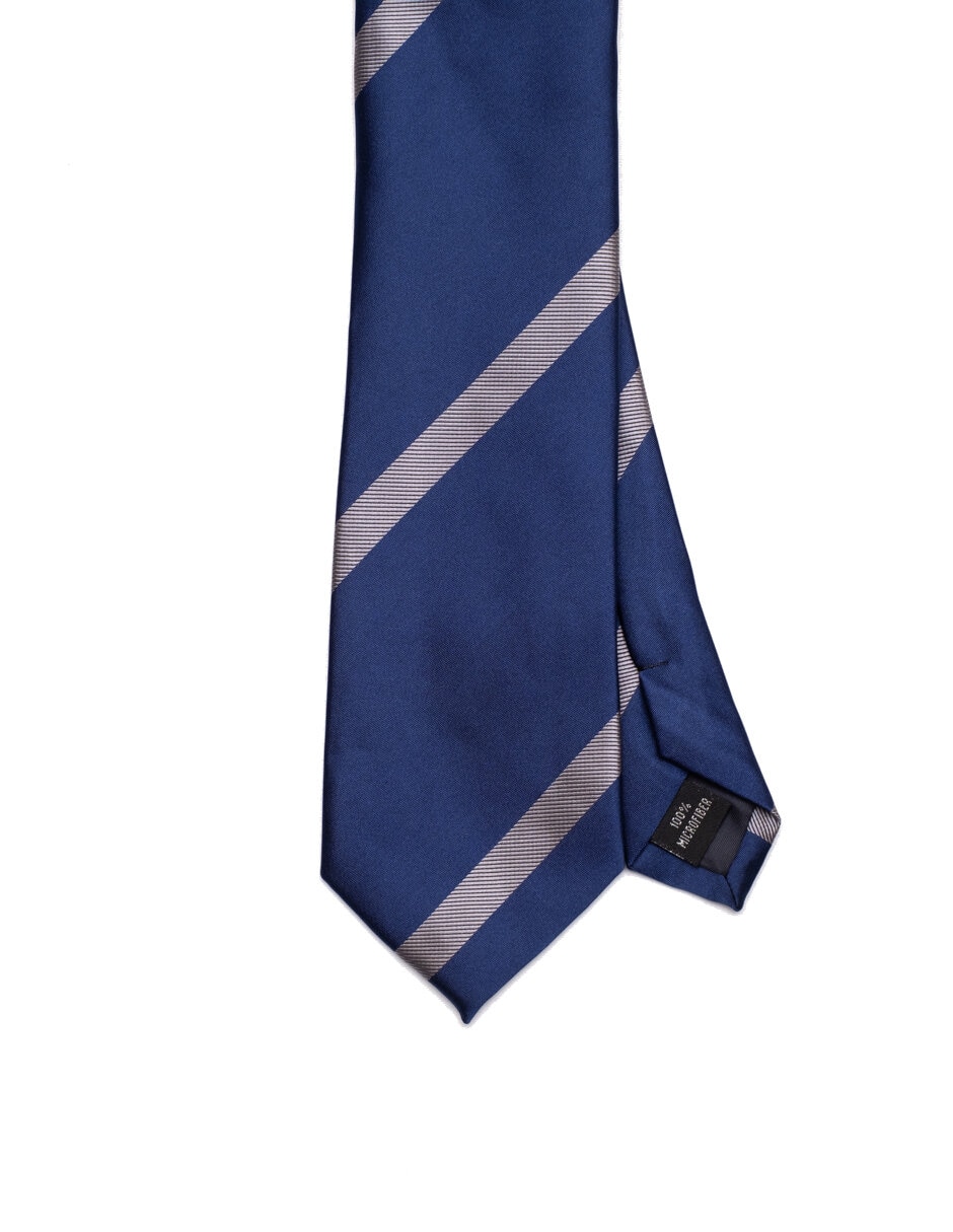 Corbata regular estampado a rayas para hombre
