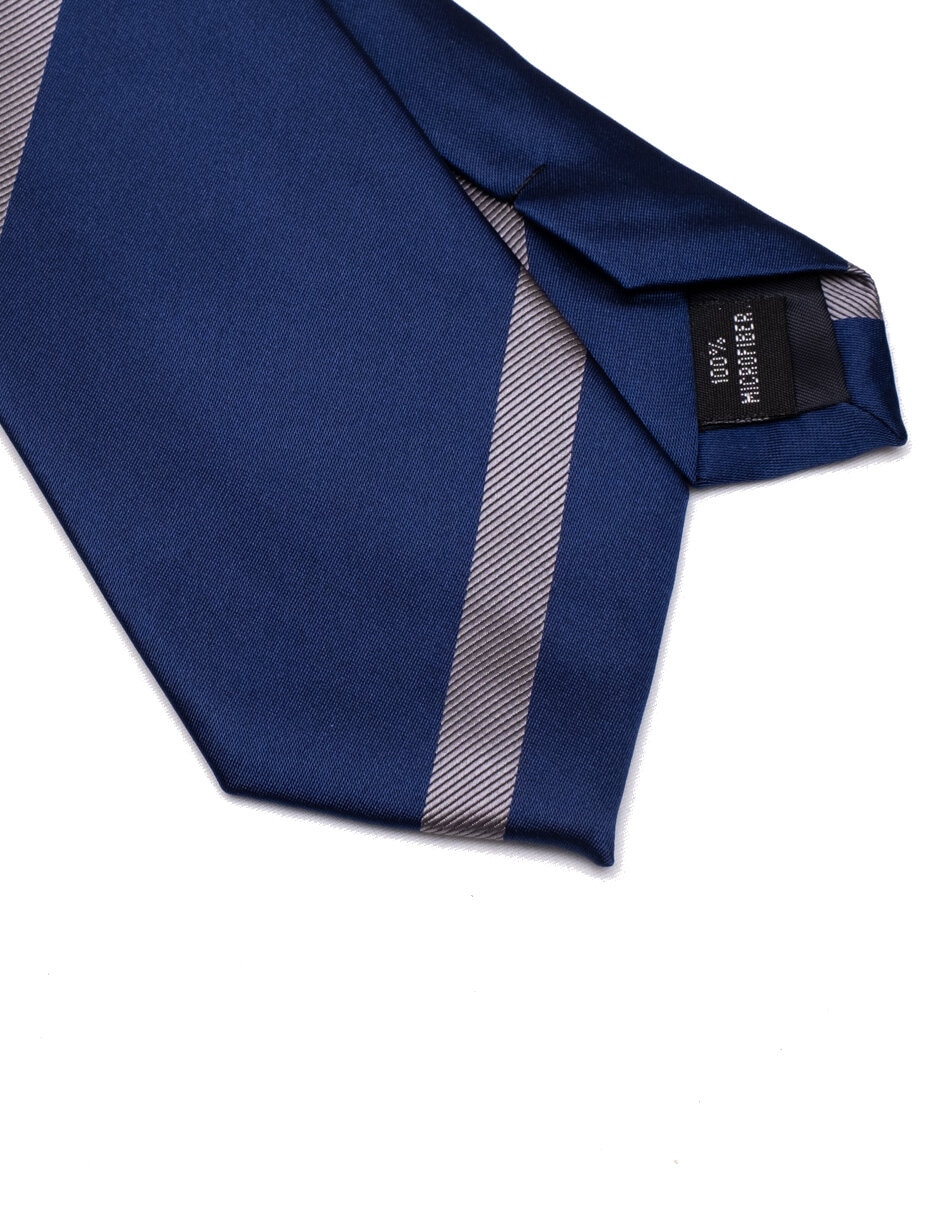Corbata regular estampado a rayas para hombre