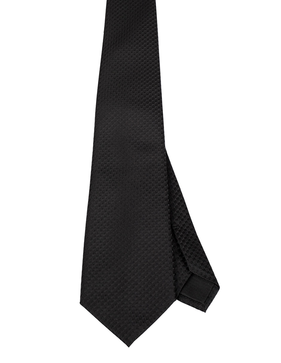 Corbata regular de seda estampado para hombre