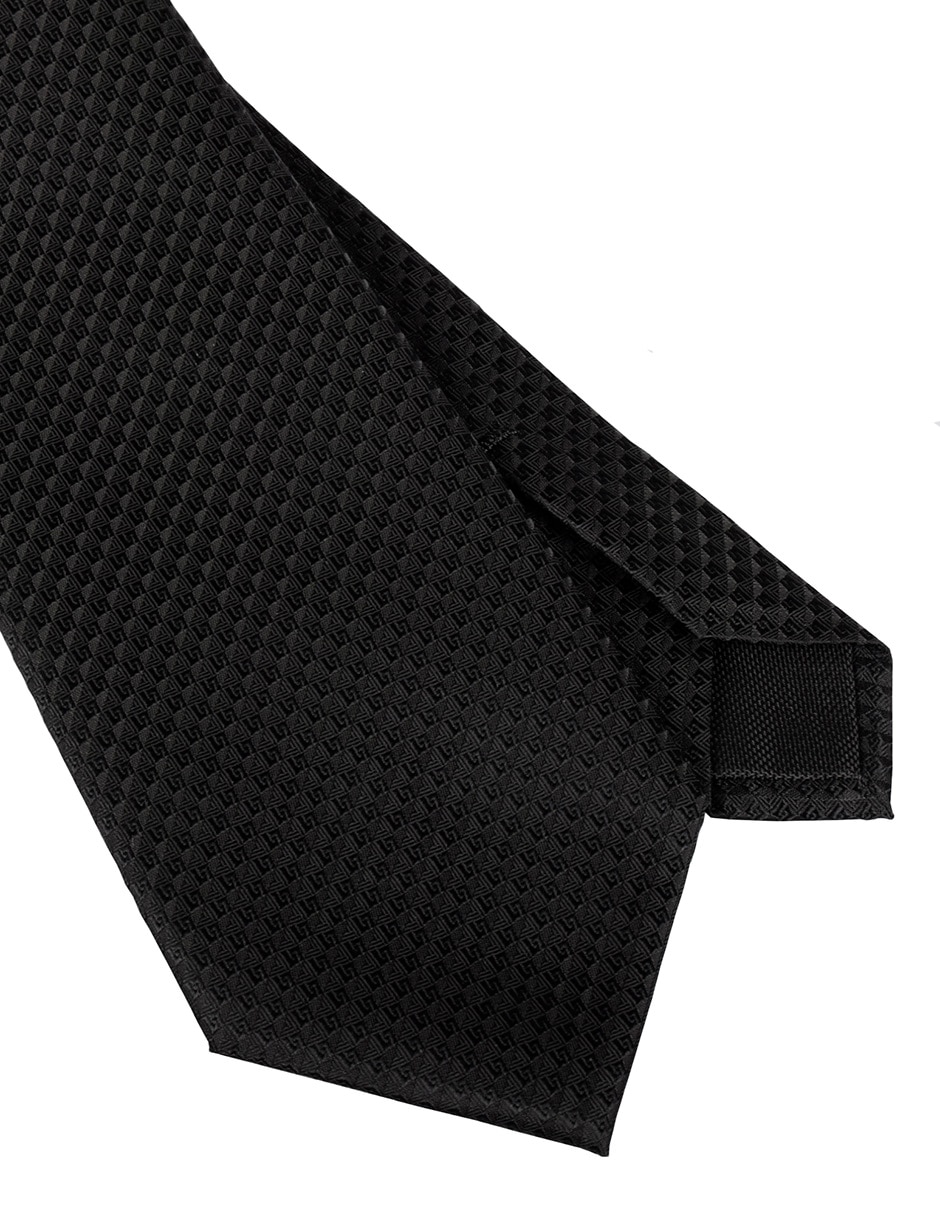Corbata regular de seda estampado para hombre 2