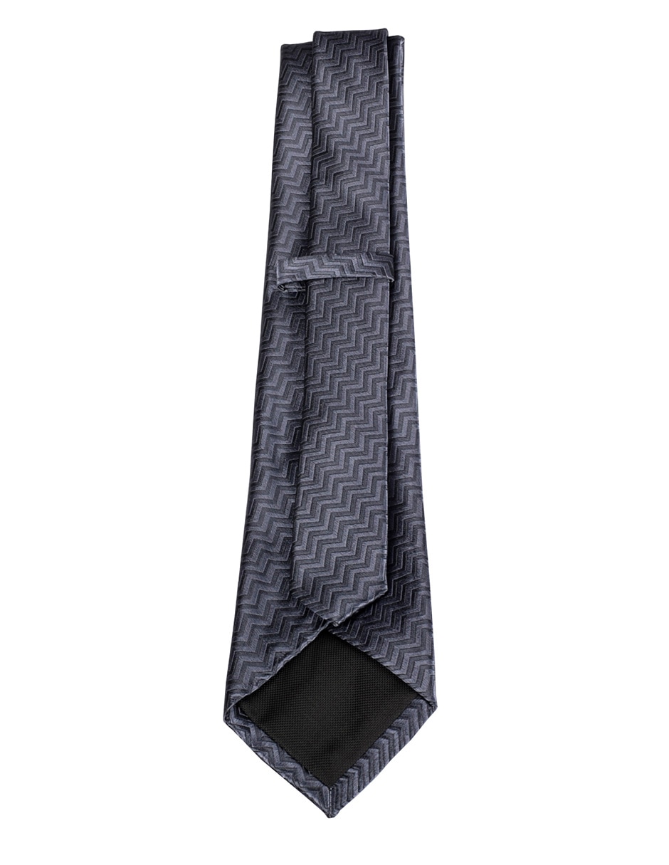 Corbata regular de seda estampado para hombre 3