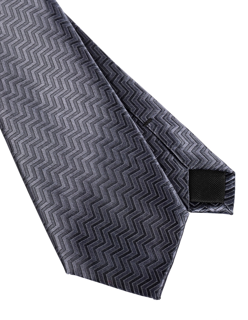 Corbata regular de seda estampado para hombre 2