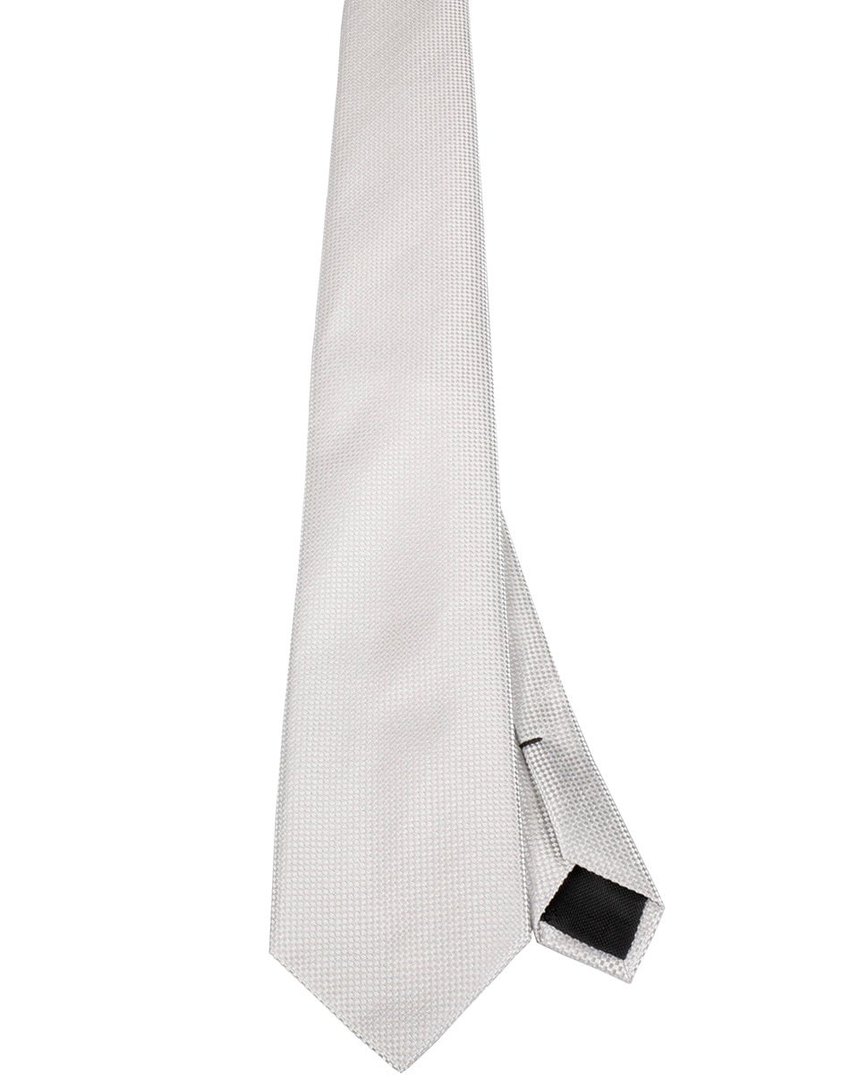 Corbata regular de seda estampado para hombre