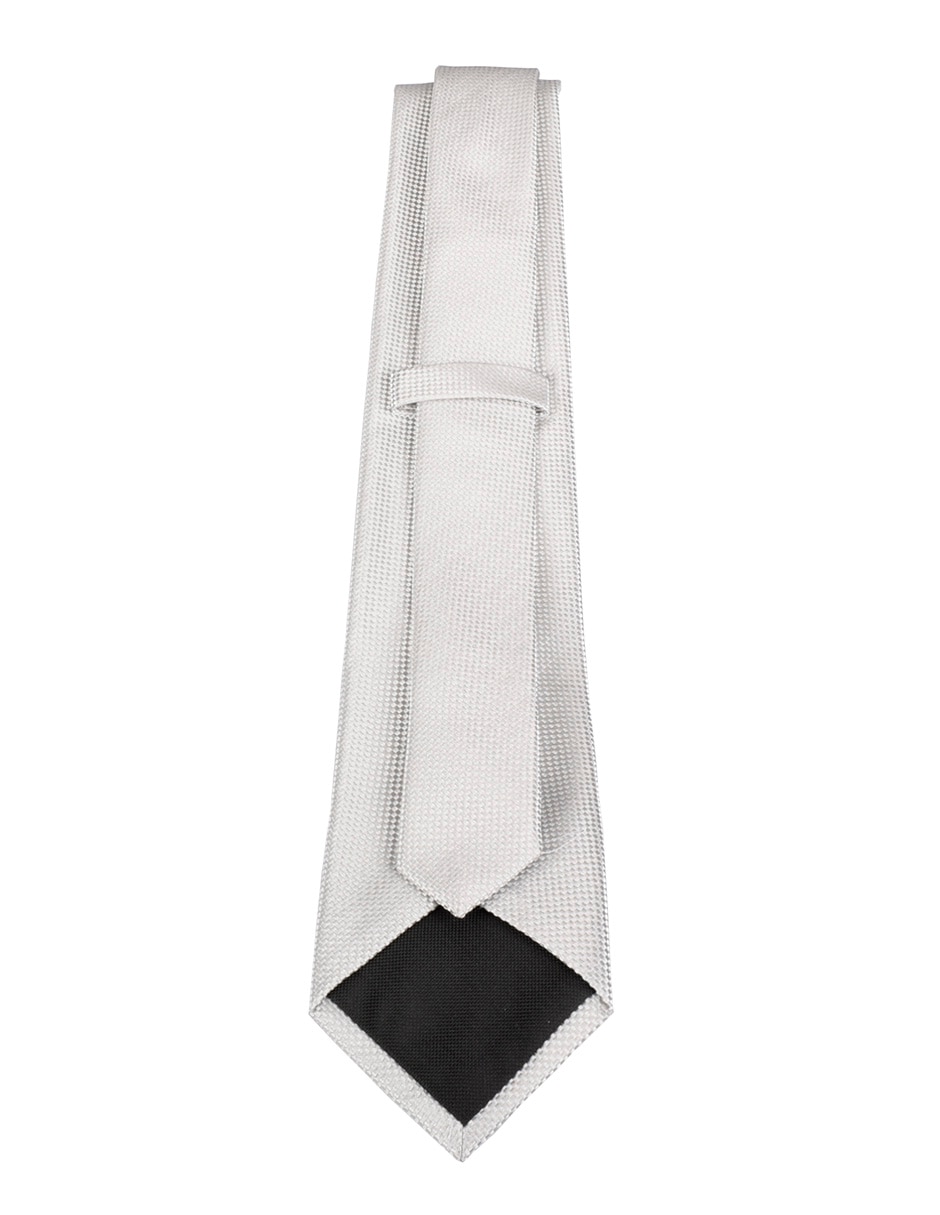 Corbata regular de seda estampado para hombre 3