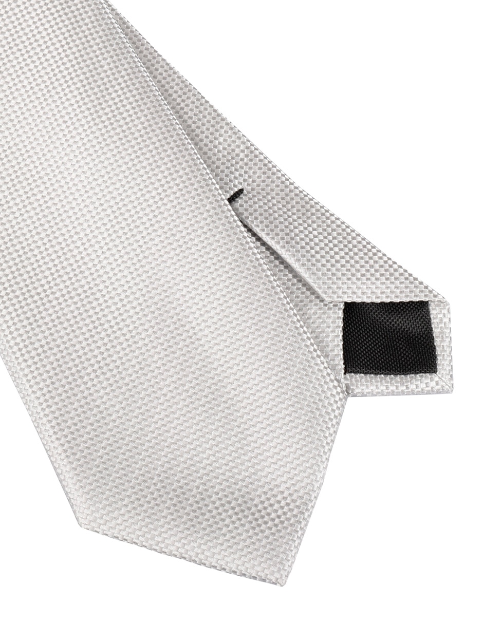Corbata regular de seda estampado para hombre 2