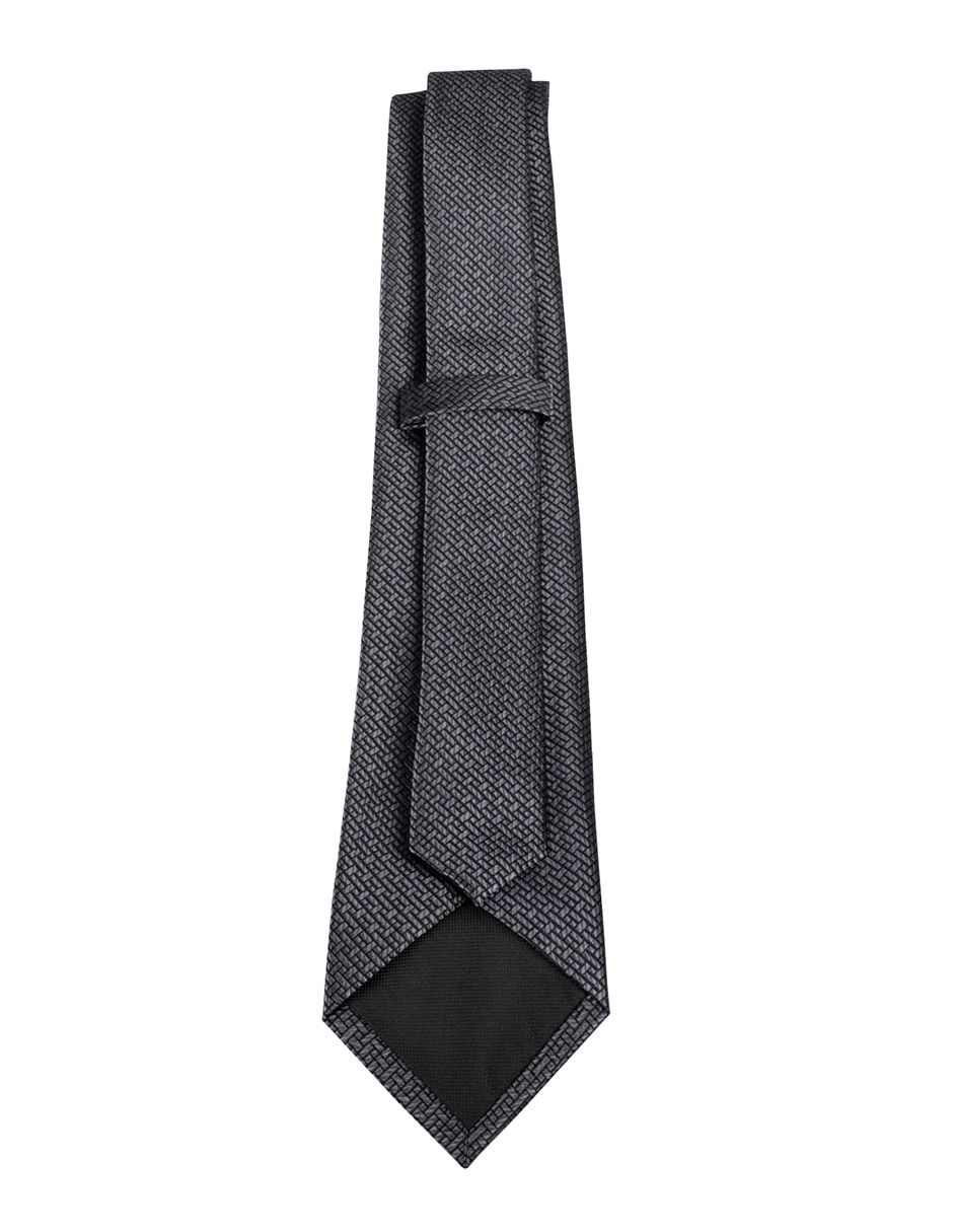 Corbata regular de seda estampado para hombre 3