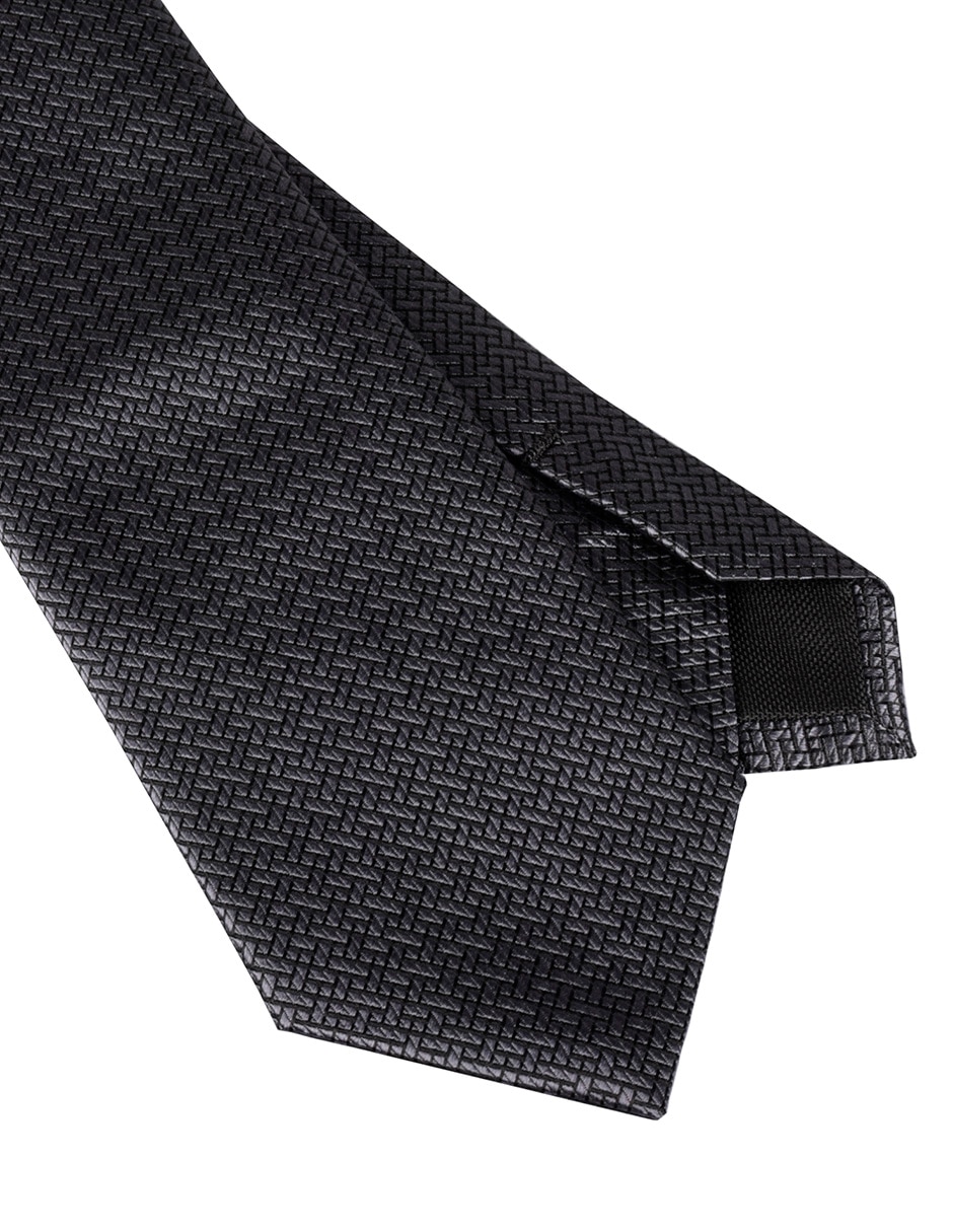 Corbata regular de seda estampado para hombre 2