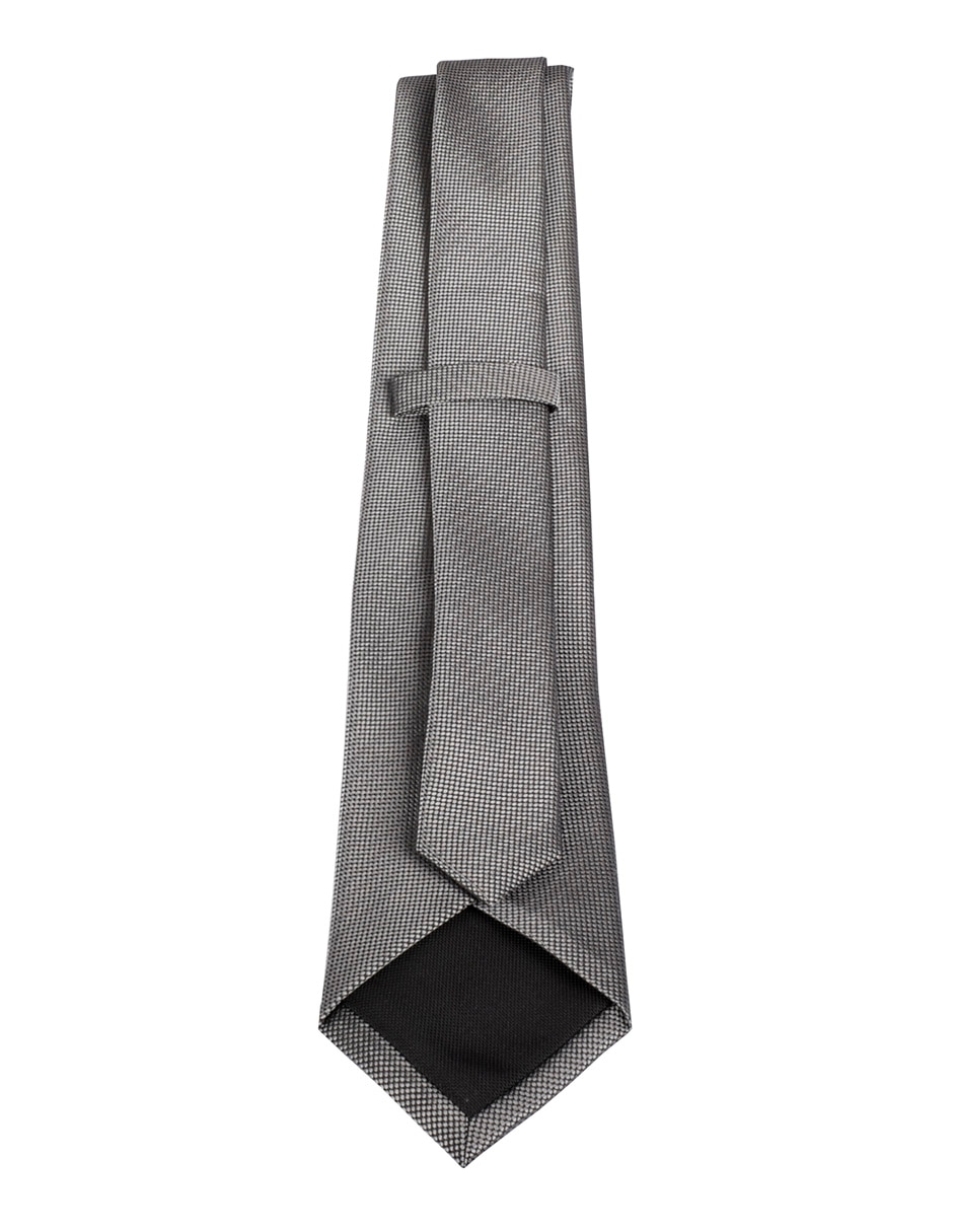 Corbata regular de seda estampado para hombre 3