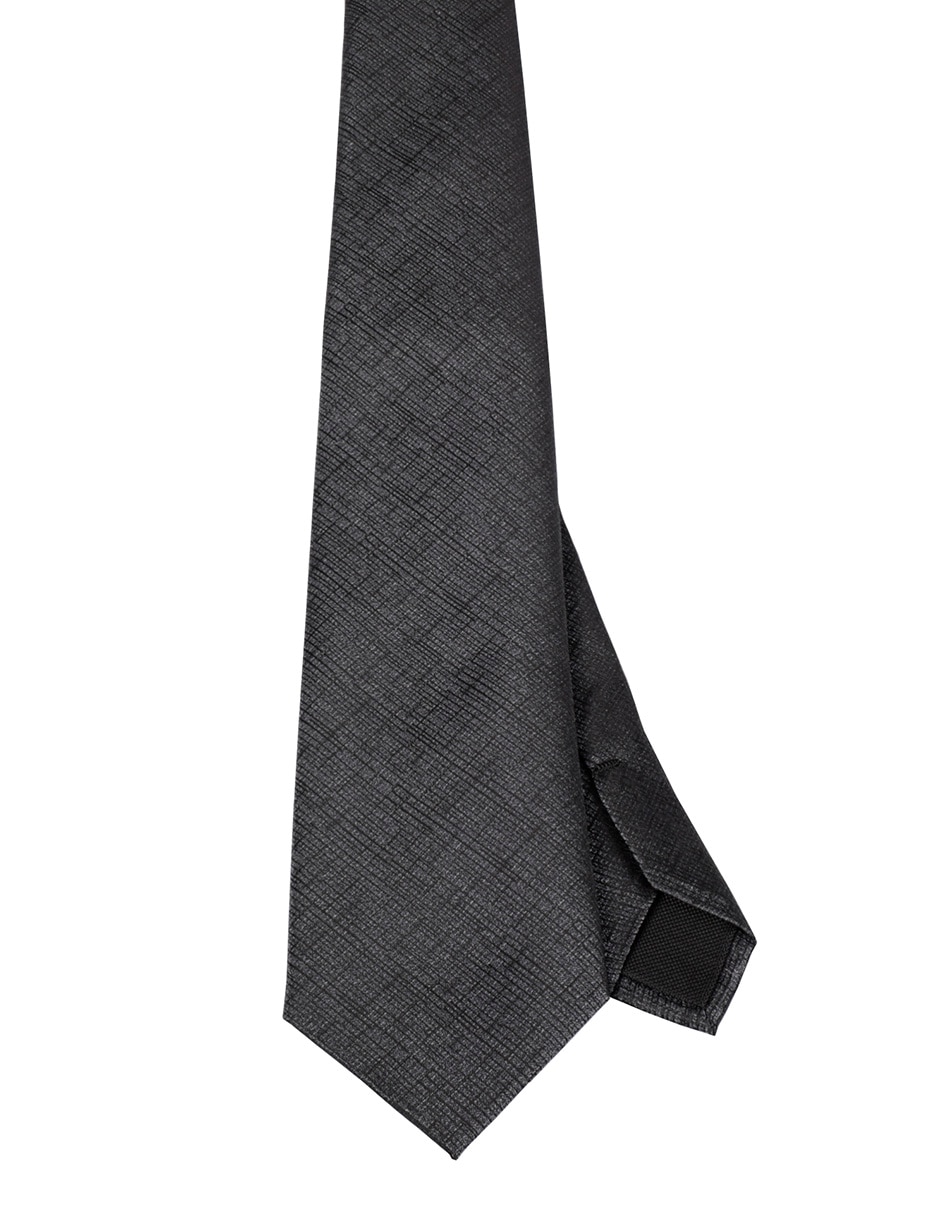 Corbata regular de seda estampado para hombre