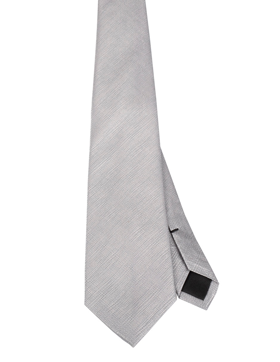 Corbata regular de seda estampado para hombre