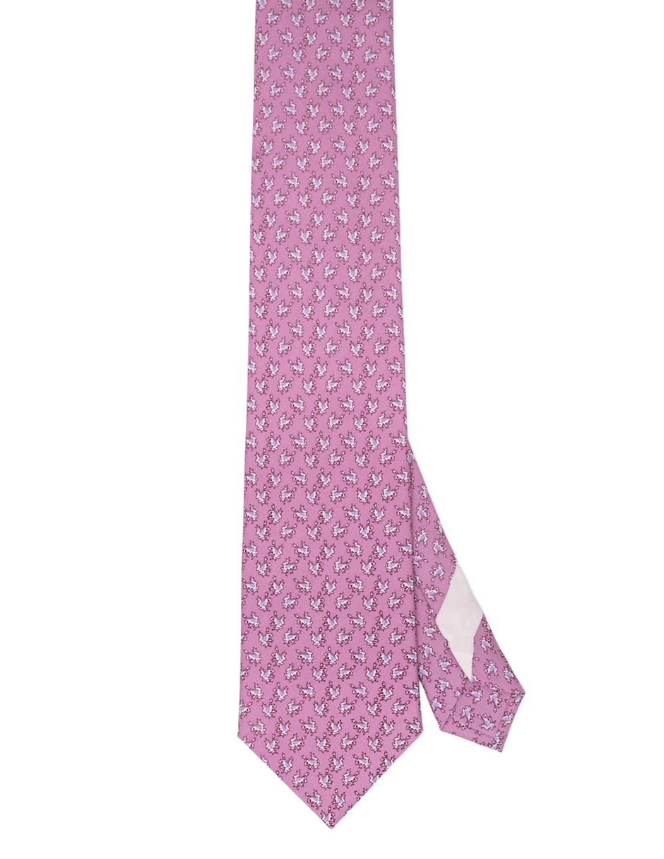 Corbata regular de seda para hombre