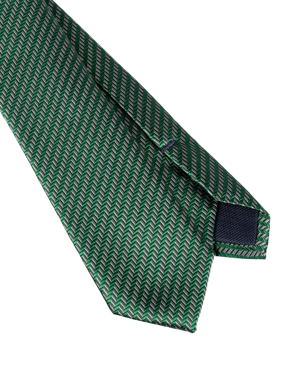 Corbata slim de seda estampado para hombre 3