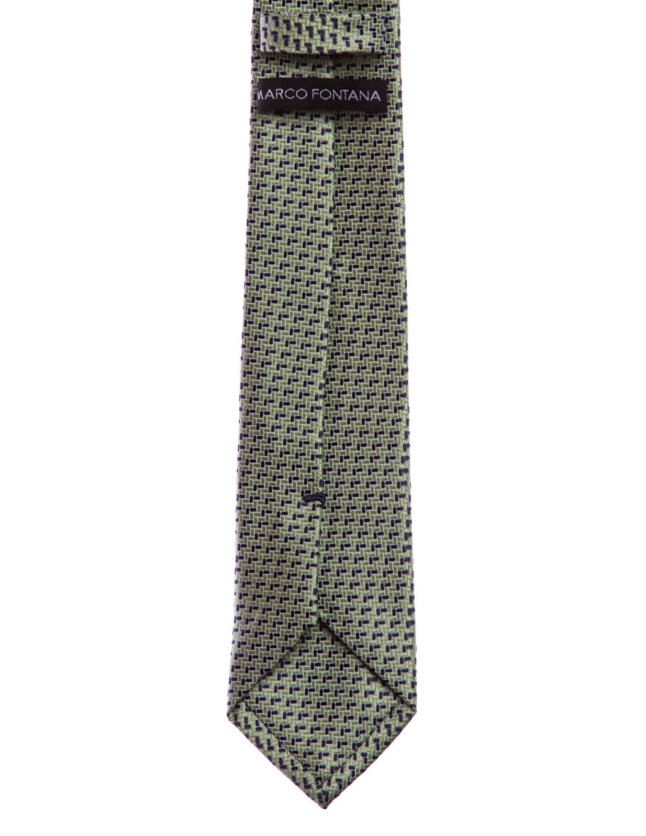 Corbata regular estampada para hombre 2
