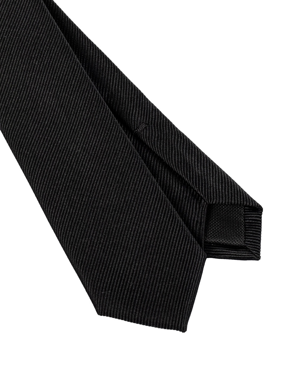 Corbata slim de seda estampado a rayas para hombre 3