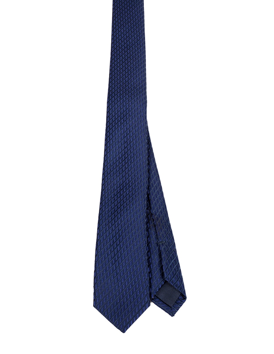 Corbata slim de seda estampado para hombre