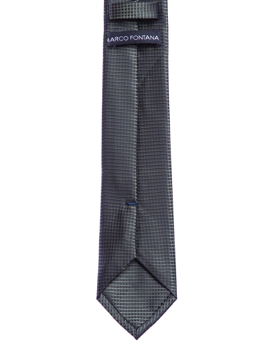 Corbata Marco Fontana regular estampado a cuadros para hombre