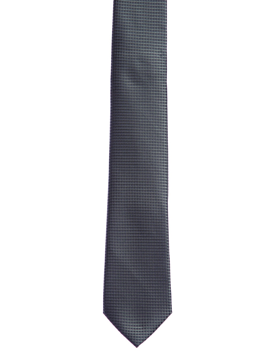 Corbata regular estampado a cuadros para hombre 2