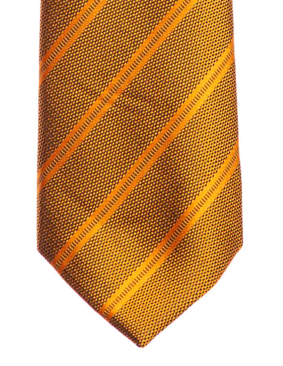 Corbata Marco Fontana regular estampado a rayas para hombre