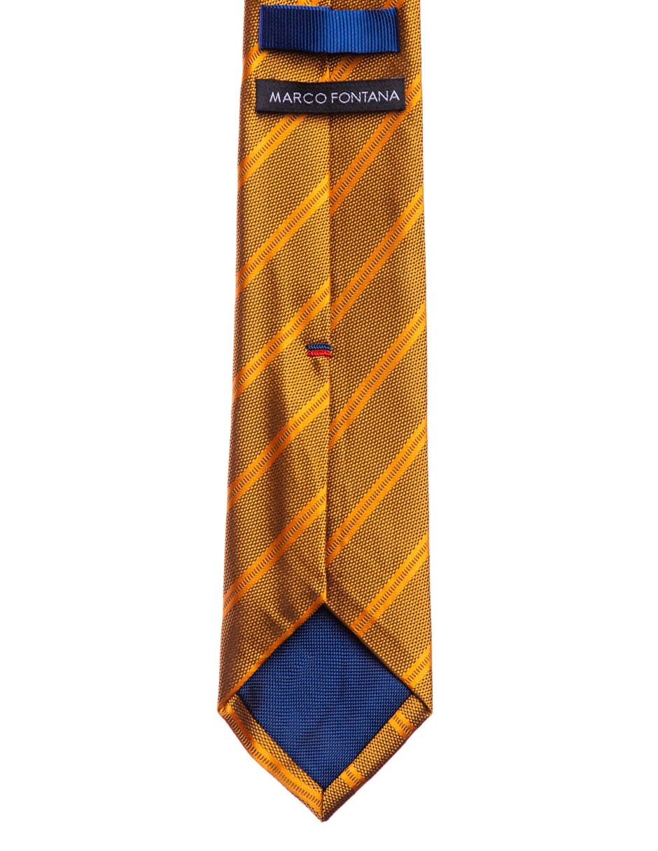 Corbata regular estampado a rayas para hombre 2